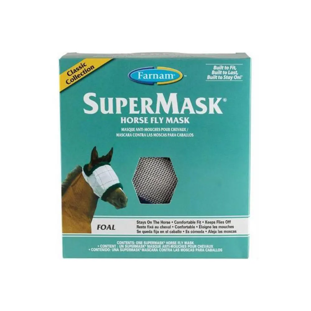 SUPERMASK® II Foal (90-225 kg) máscara antimoscas para caballos Vetnova