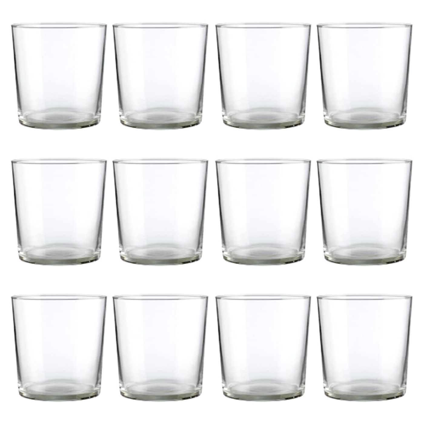 Set de 12 vasos de cristal 35,5 cl, modelo Bodega, pack de 12