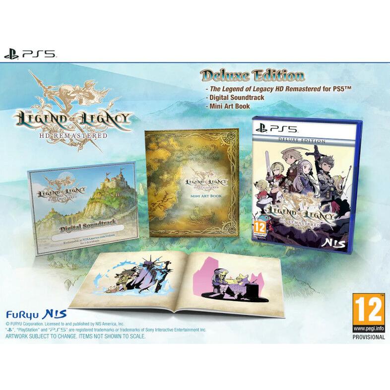 The Legend of Legacy HD Remastered Deluxe Edition - Ps5 - Nuevo precintado - PAL España