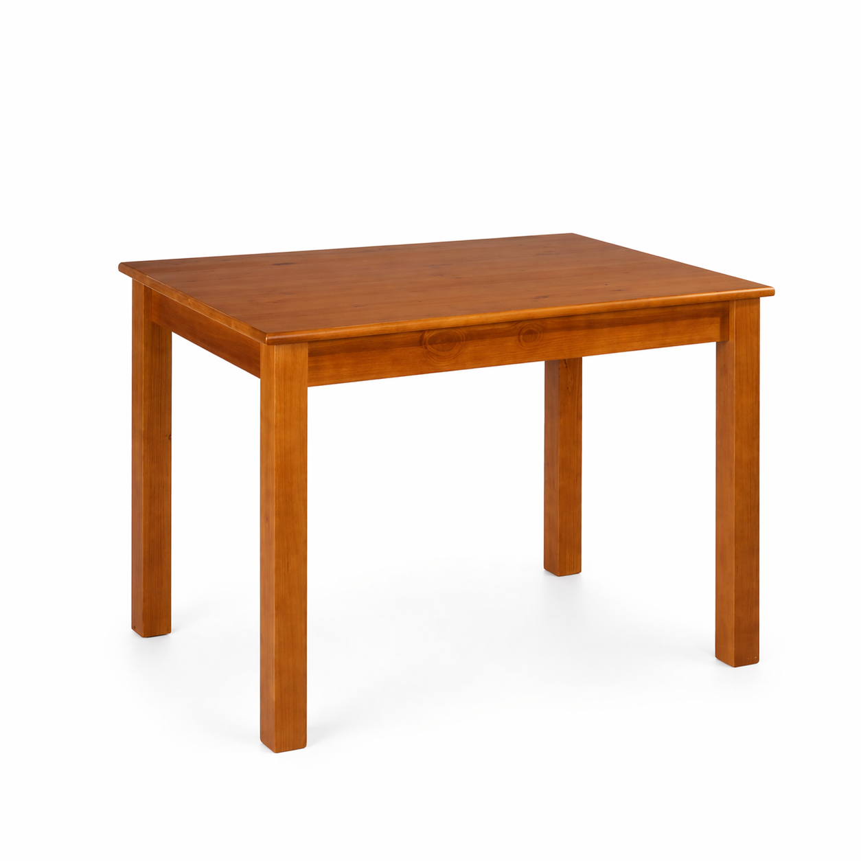Mesa de comedor , pino macizo, Moblit, serie Kalpe, medidas: (73x120x80) cm ( altoxanchoxfondo), color cerezo