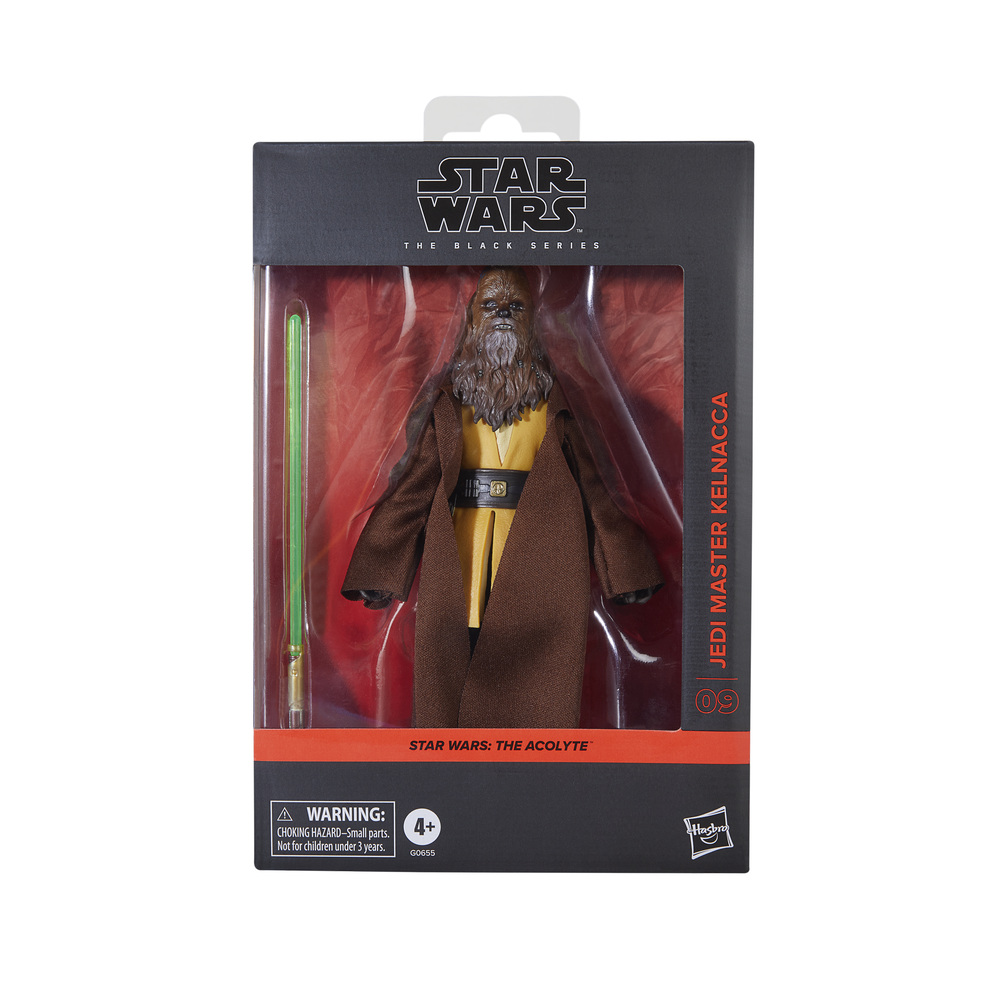 Star Wars The Black Series Jedi Master Kelnacca, Star Wars: The Acolyte Figura Deluxe Coleccionable de 15 cm