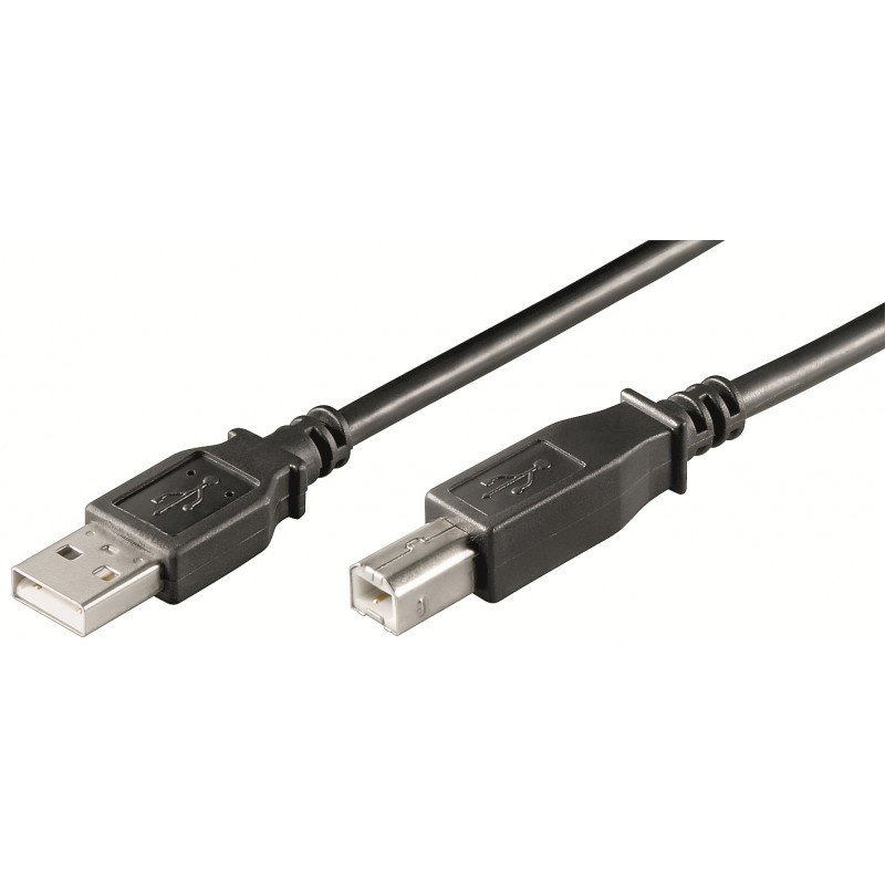 Ewent - EC1005 cable USB USB 2.0 3 m USB A USB B Negro EC1005