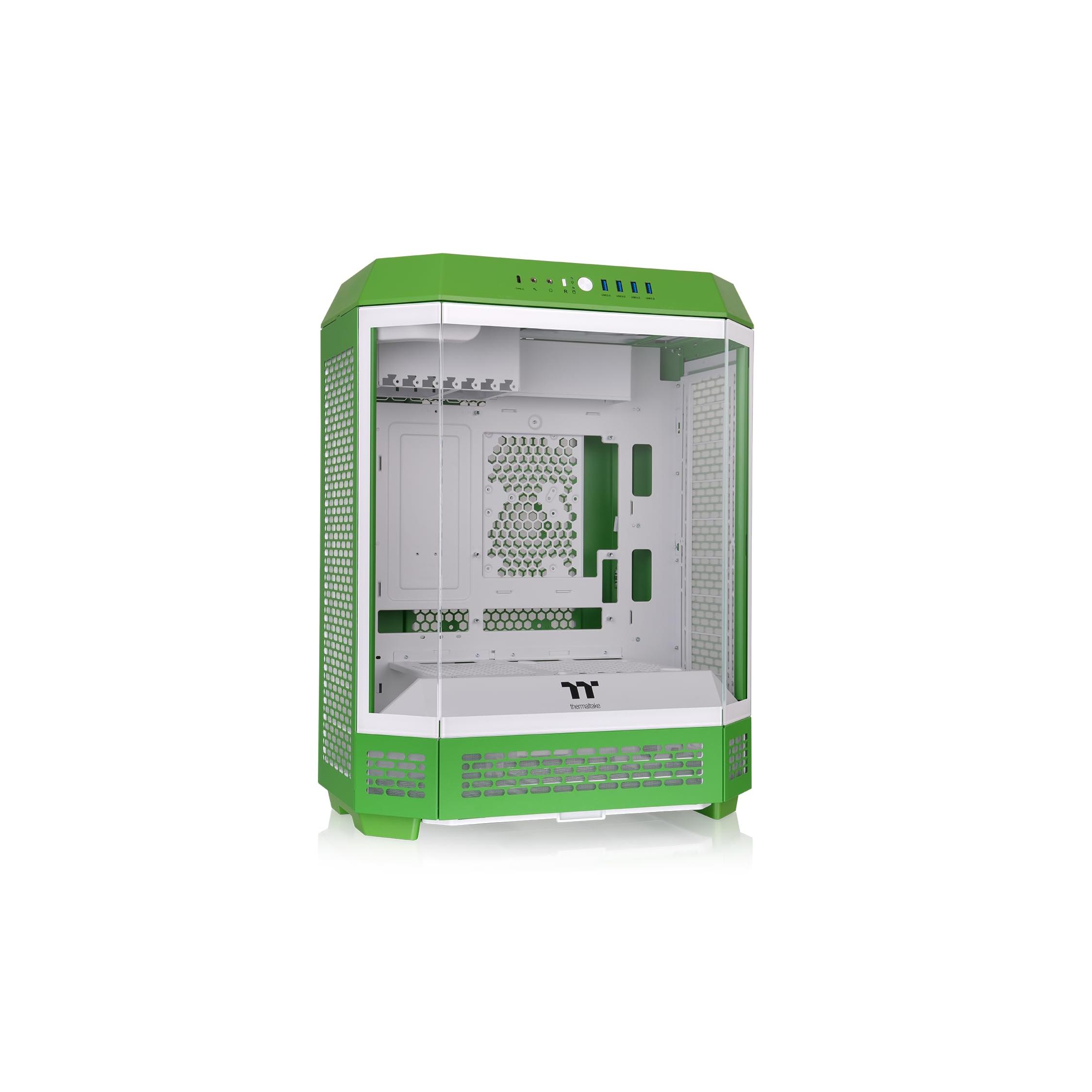 Thermaltake The Tower 600 Mid Tower Chassis | Hidden Connector | Light-Year Green