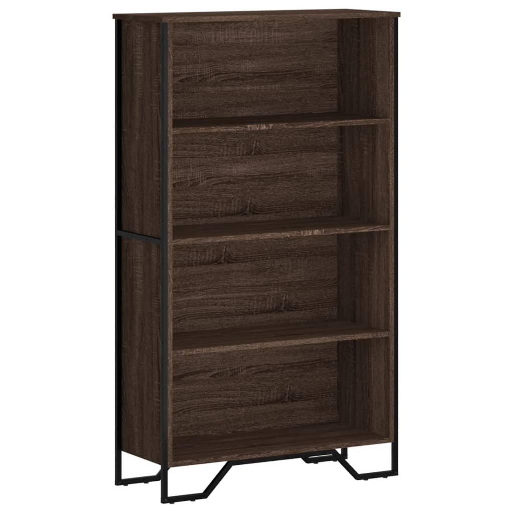vidaXL Estantería de madera de ingeniería 80x31x137,5 cm Multicolor