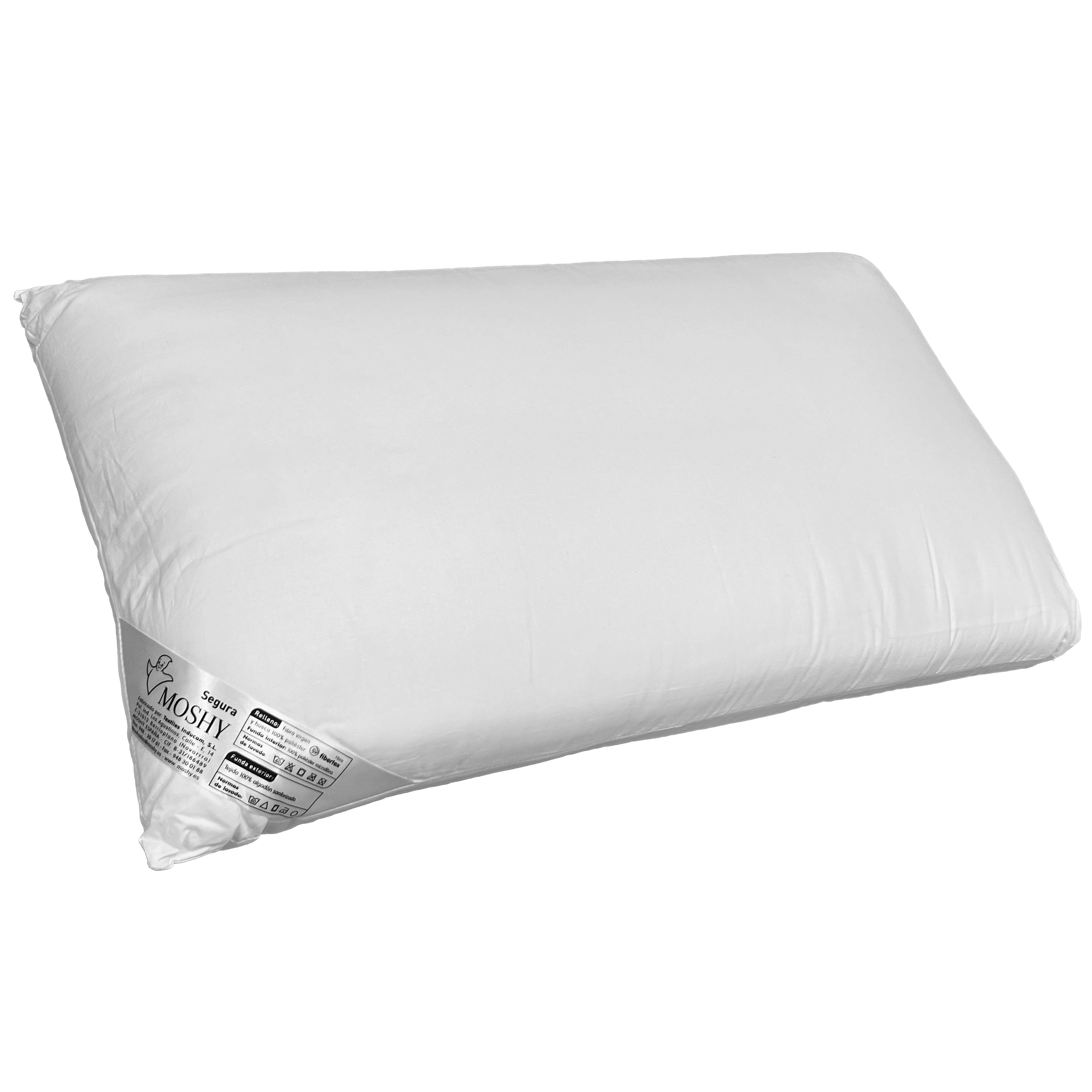 Almohada Segura Moshy de Fibra muy Alta