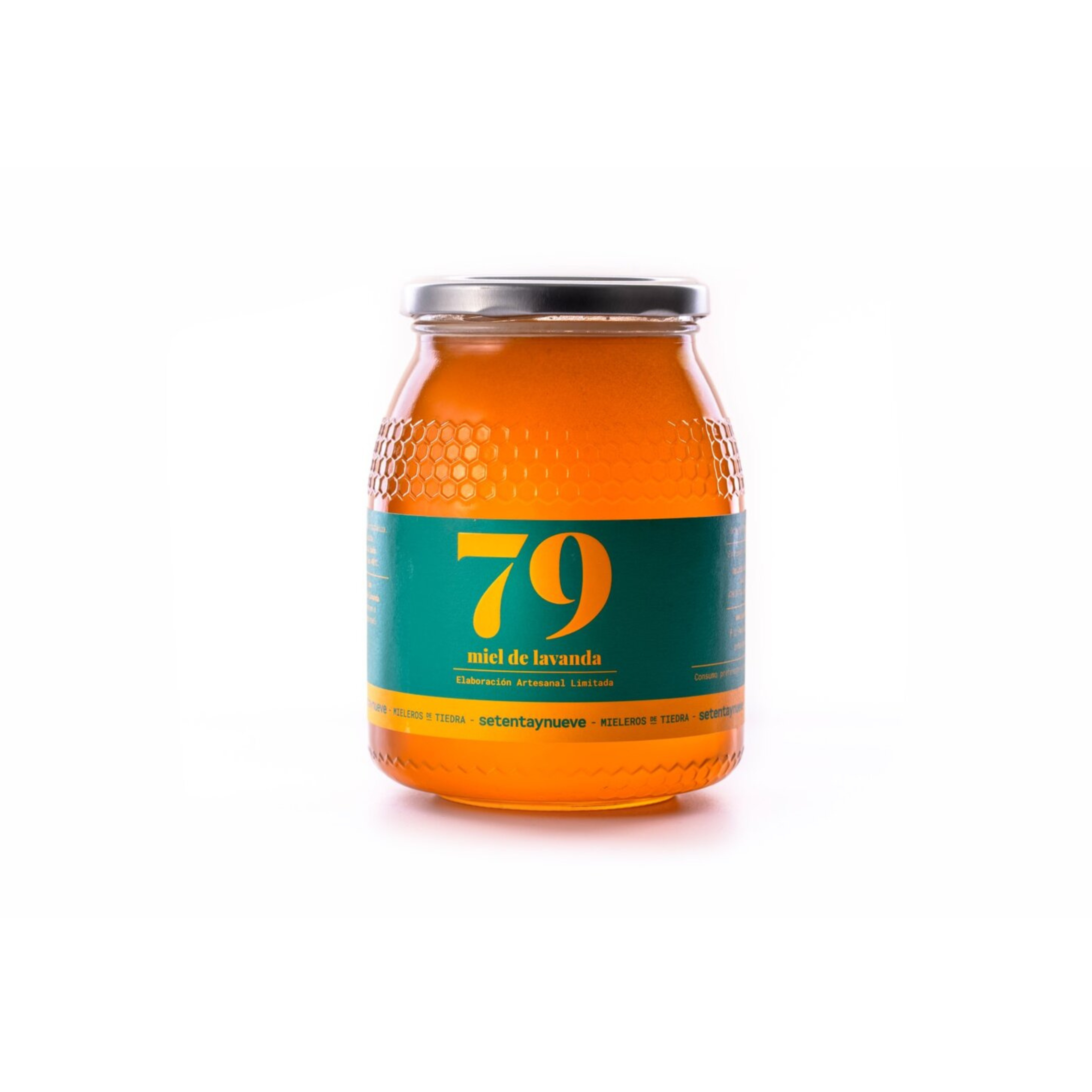 79 Setentaynueve - Miel de Lavanda 100% Natural  Miel Cruda y sin Pasteurizar  Aroma Floral y Toques de Manzanilla  Formato 500g y 1000g de Origen Español  Producción Artesanal Directa de la Colmena a Tu Mesa