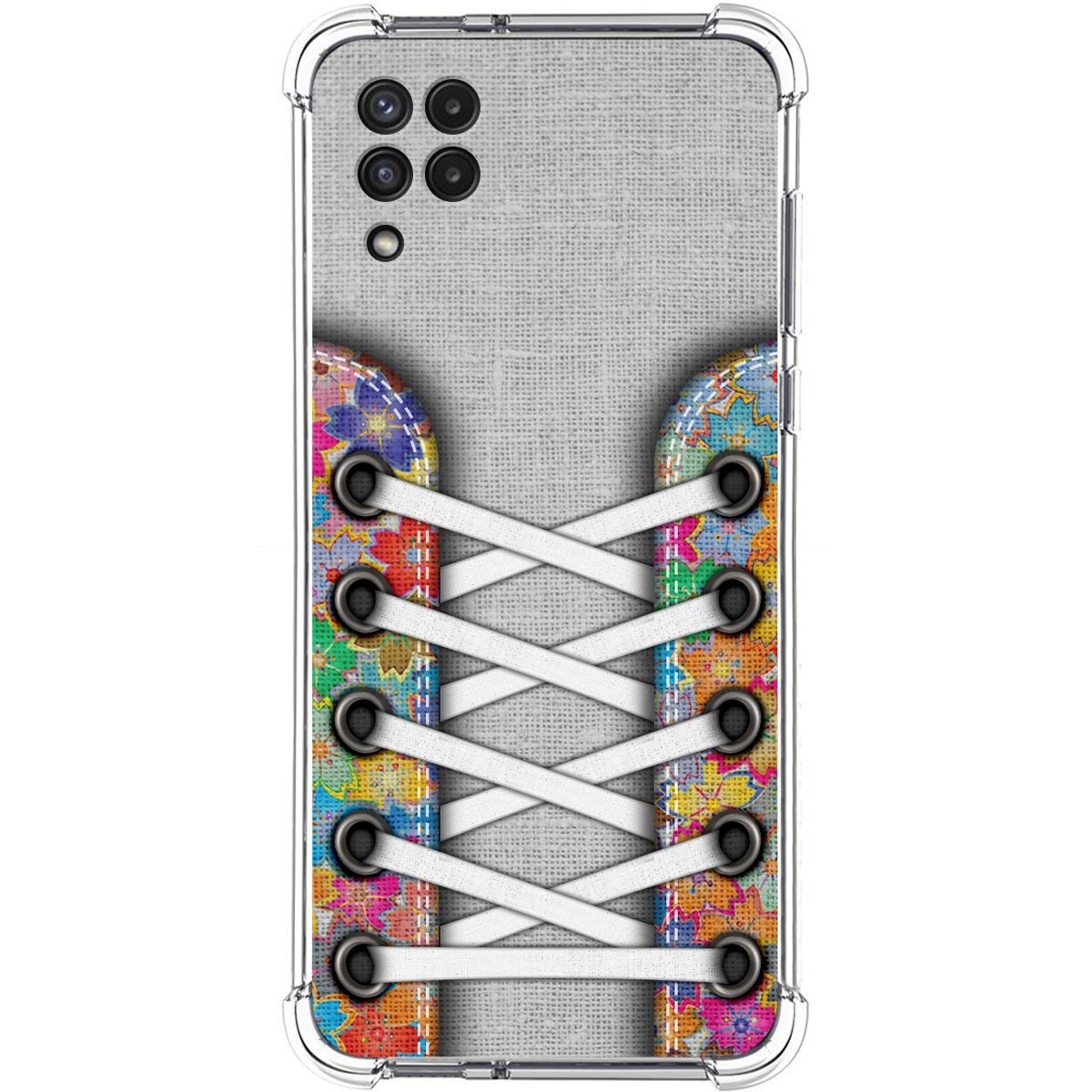 Funda Silicona Antigolpes para Samsung Galaxy A22 4G / M22 diseño Zapatillas 04 Dibujos