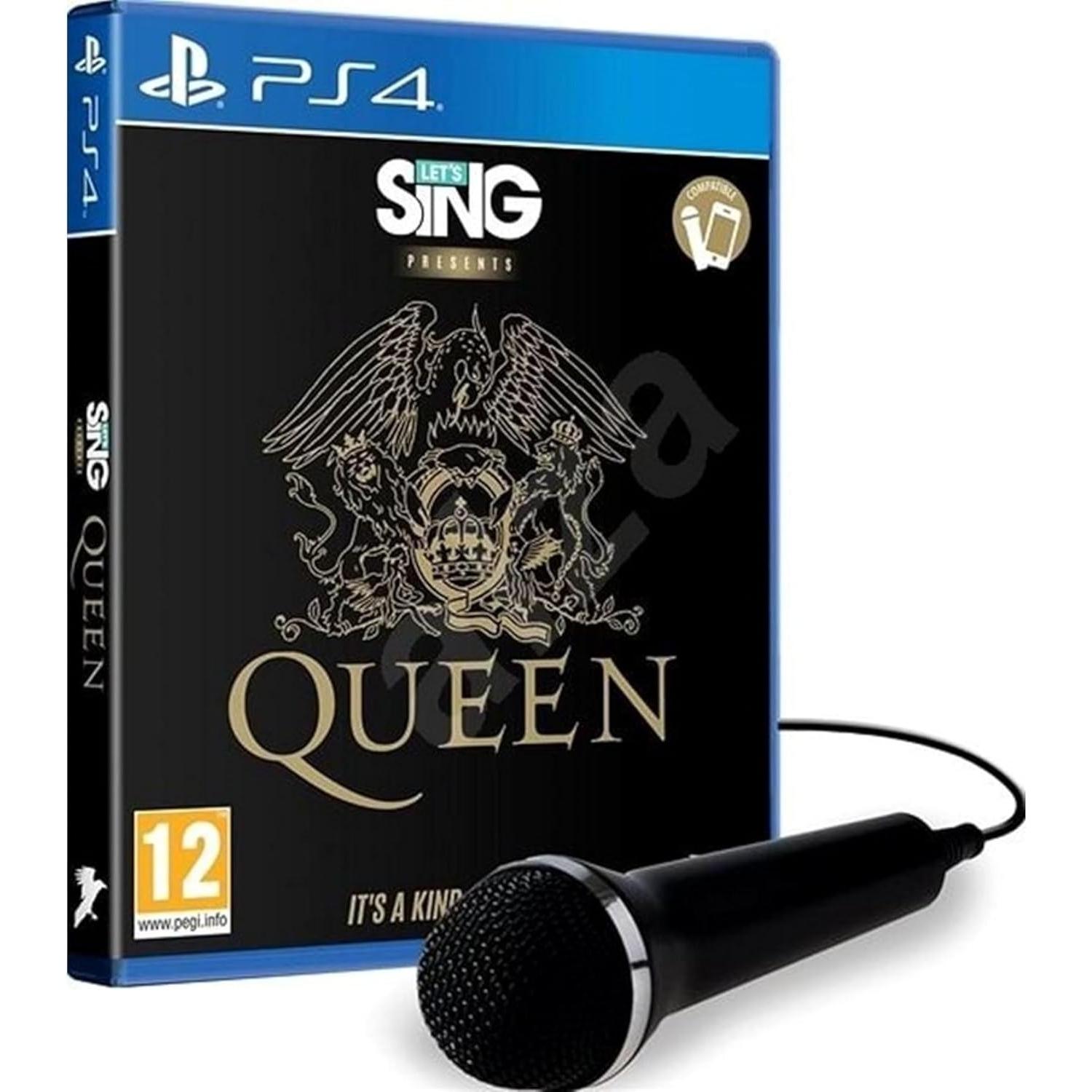 Let's Sing: Queen (Single Mic Bundle) Juego para Consola Sony PlayStation 4, PS4, PAL ESPAÑA