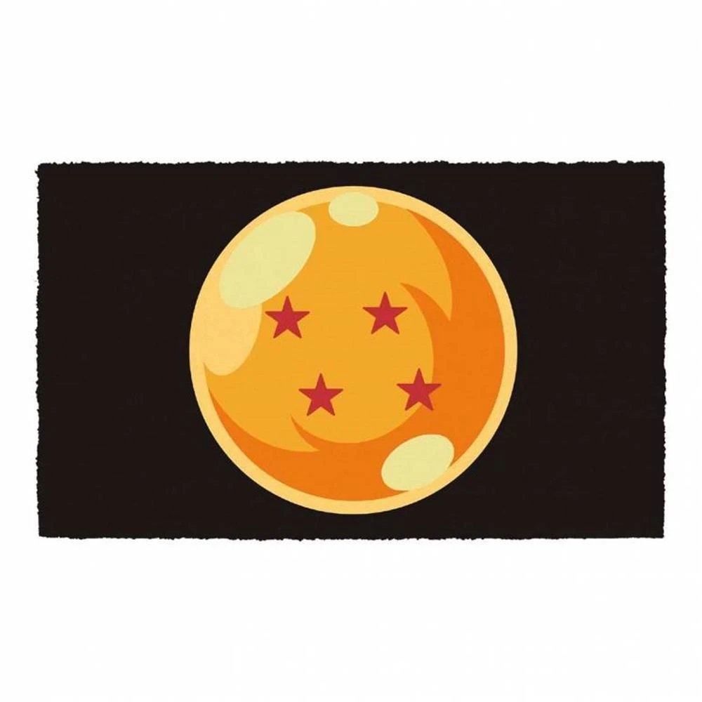 SD Toys - Felpudo oficial Dragon Ball SDTDRB26146 de fibra de coco natural para entrada, 60 x 40 cm, diseño bola del dragón 4 estrellas