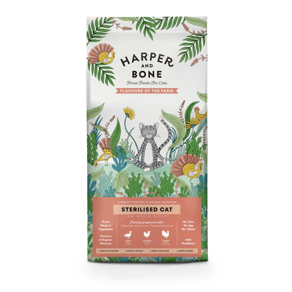 Pienso para Gatos Esterilizados con Sabores de Granja - 2kg