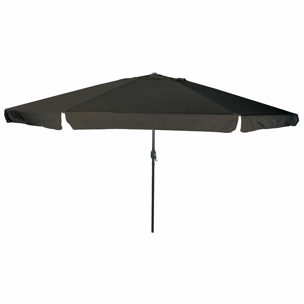 vidaXL Sombrilla de jardín Negro 394 x 394 x 248 cm Poliéster y Acero