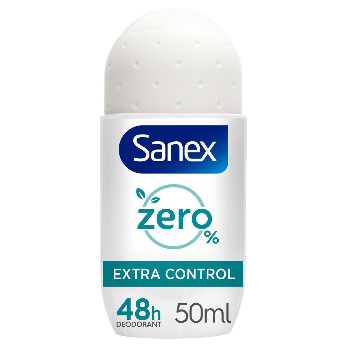 Sanex - Desodorante roll-on Sanex Zero% Extra Control protección 48h 50ml