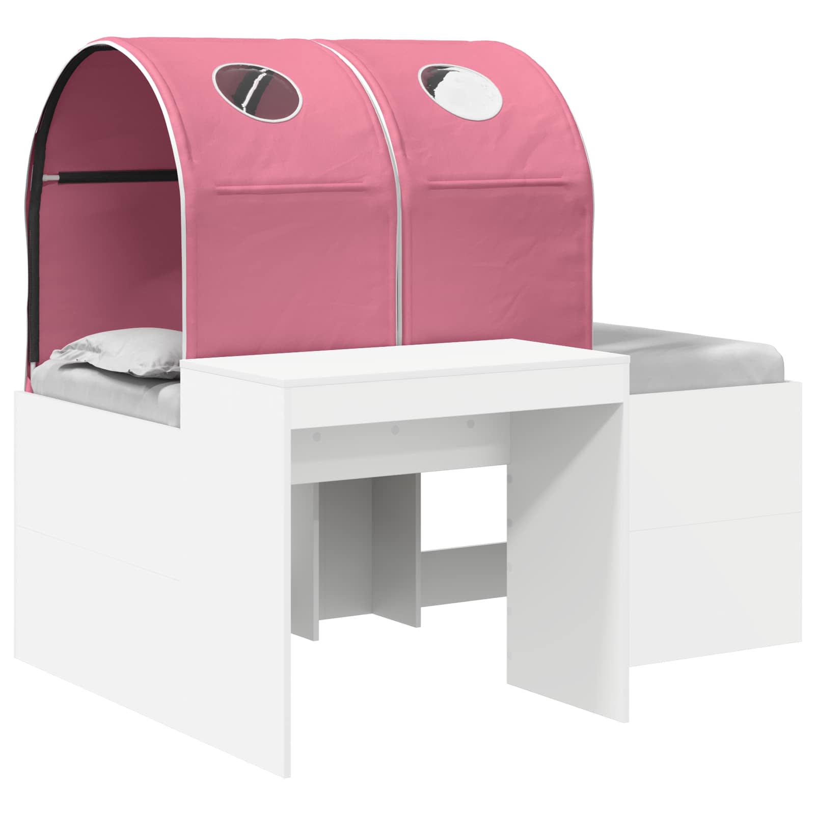 vidaXL Cama con Túnel 3 uds. Madera de ingeniería 123,6 x 163,2 x 75,1 cm Multicolor