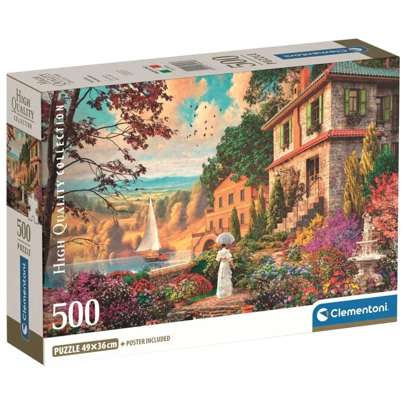 Puzzle 500 piezas Paseo Victoriano - Clementoni