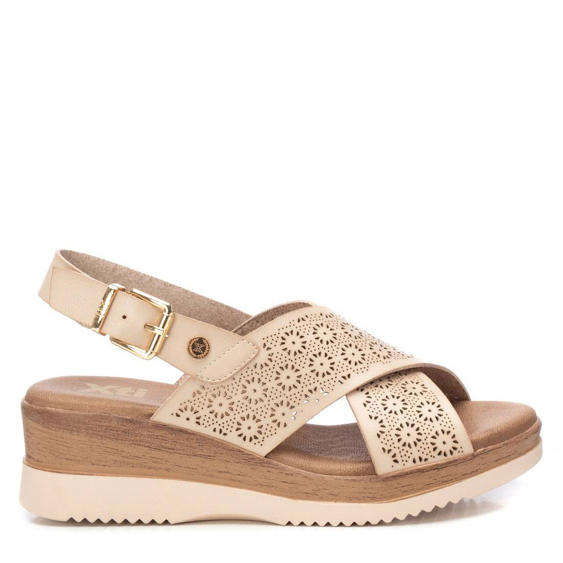 Xti Sandalias de mujer beige 143852-HIELO , para Mujer