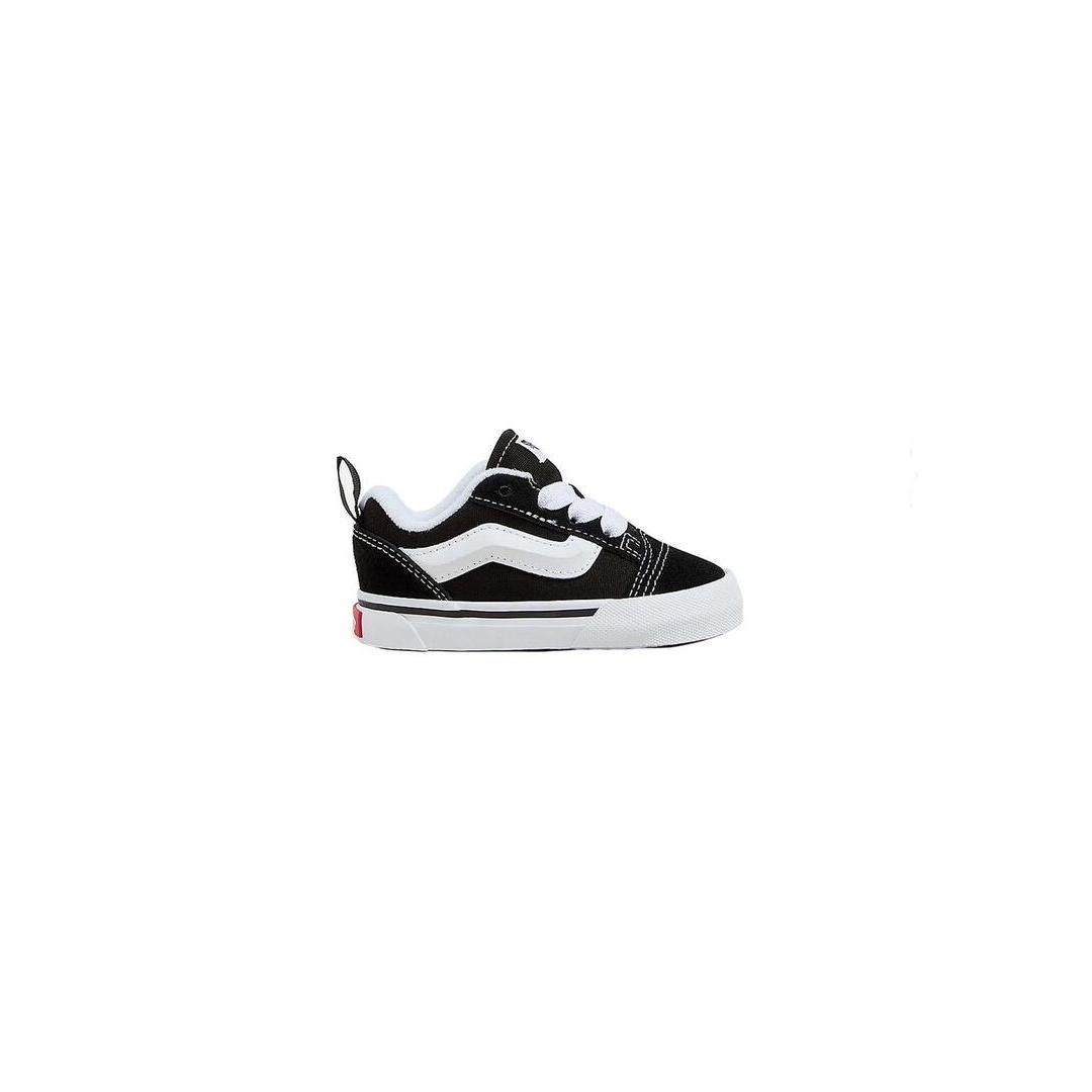 Zapatilla Baby Vans Knu Skool Elastic Negra Blanca