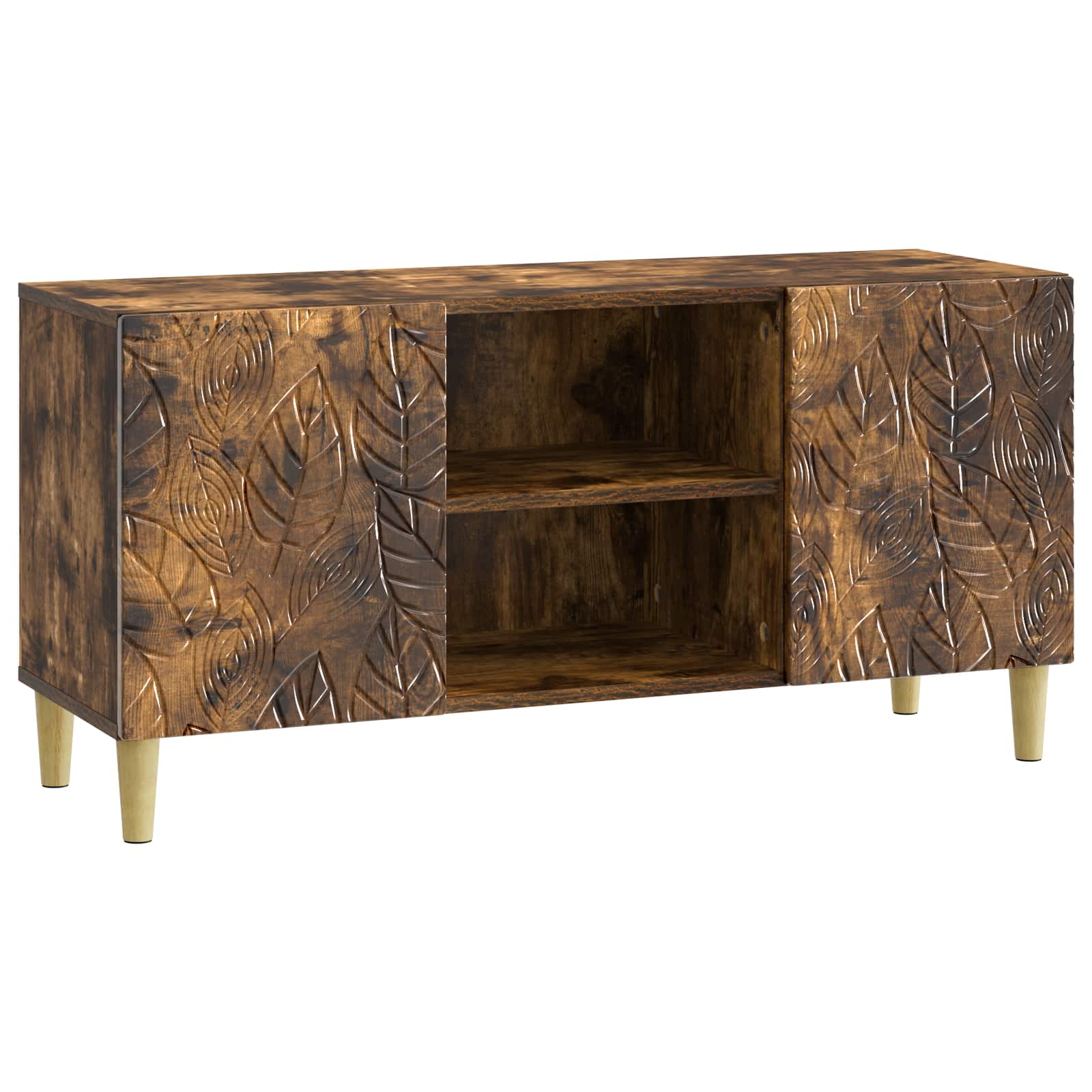 vidaXL Mueble de TV 102 x 34,5 x 50 cm  Madera de ingeniería Multicolor