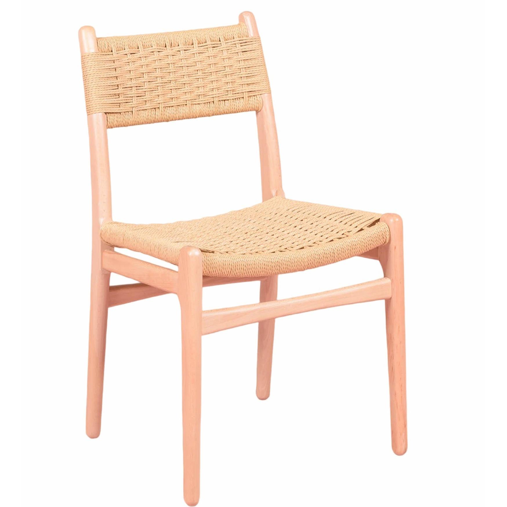 Nest Dream - Silla de comedor nórdica en madera de haya - Liam