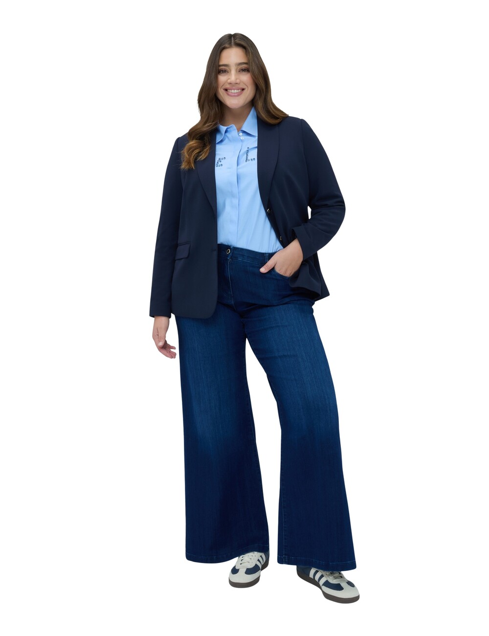 Fiorella Rubino - Blazer ajustado en tejido elástico