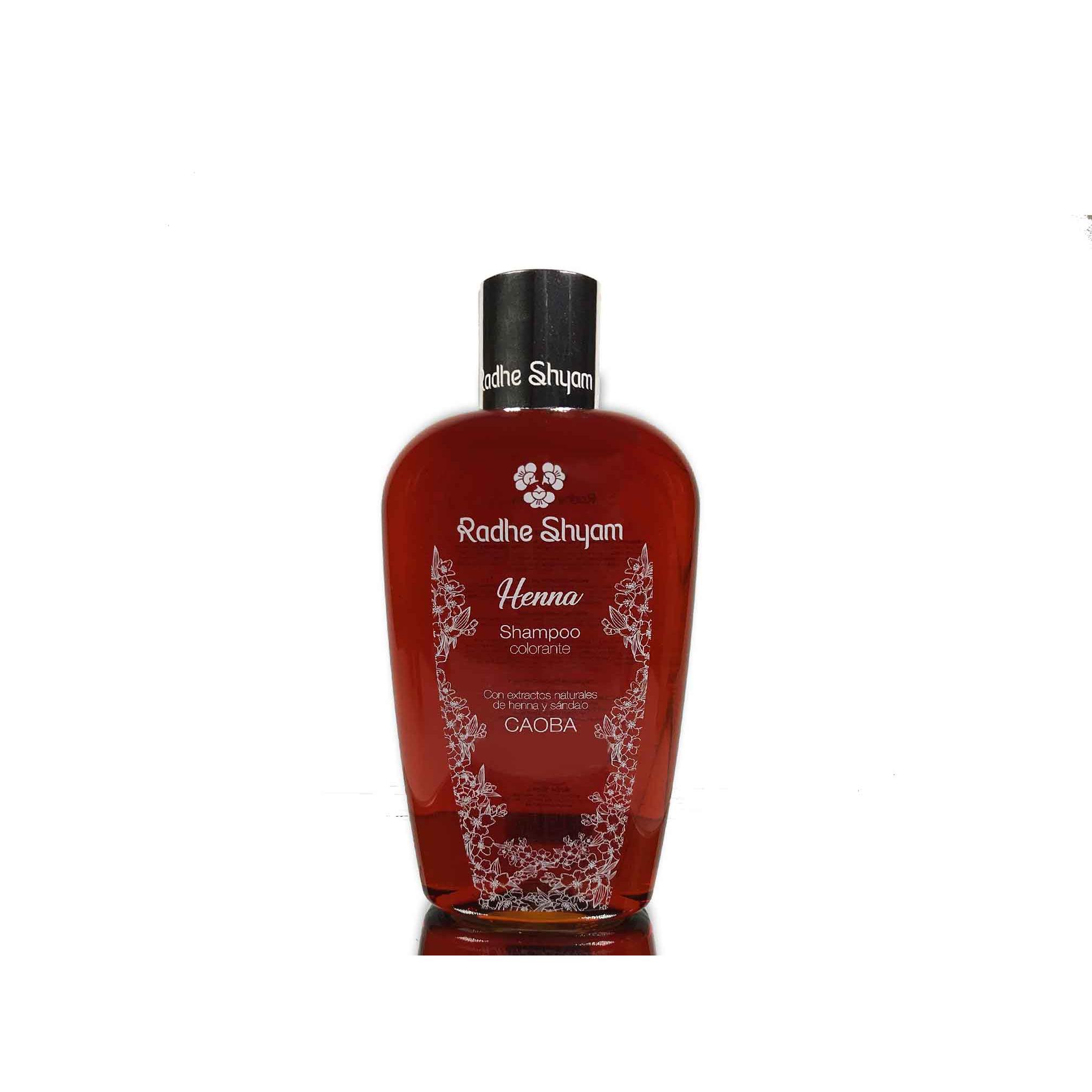 Champú Henna Colorante Caoba 250 ml Radhe Shyam / Sitarama