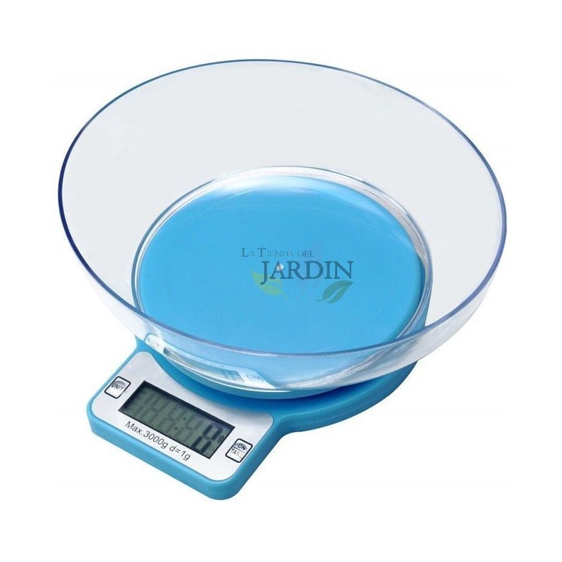 SUINGA Bascula de Cocina 3 Kg - Graduación 1 gr | Peso de Cocina Digital | Bascula Digital de Cocina | Peso Alimentos 20x15x5 cm