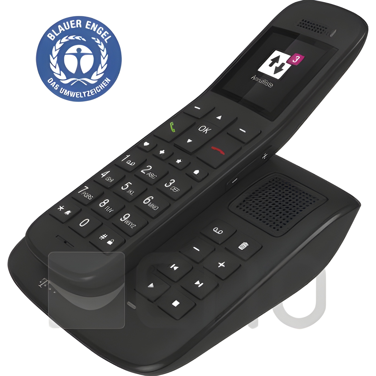 Telekom Deutschland Sinus A 32 con Basis y AB ebenholz