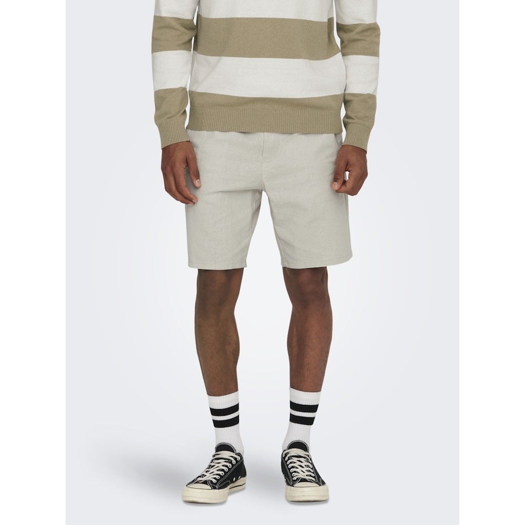 ONLY & SONS Short Hombre ONSLINUS 0007 COT LIN SHORTS NOOS
