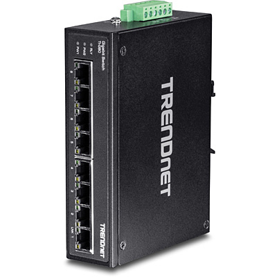 Trendnet TI-G80 switch No administrado L2 Gigabit Ethernet (10/100/1000) Negro