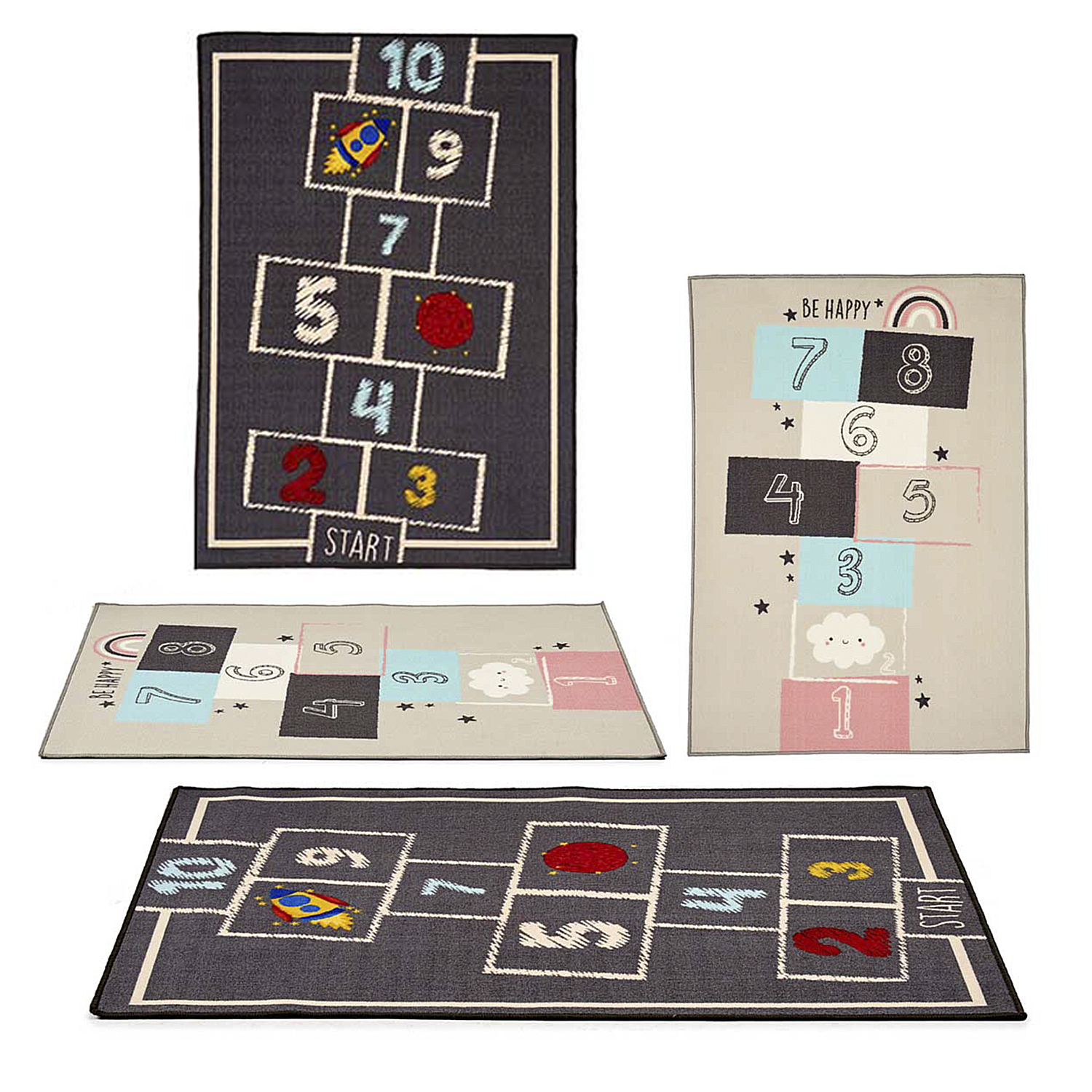 DAM. Alfombra sambori infantil 100x140cm. Diseños aleatorios. 140x100x1cm.