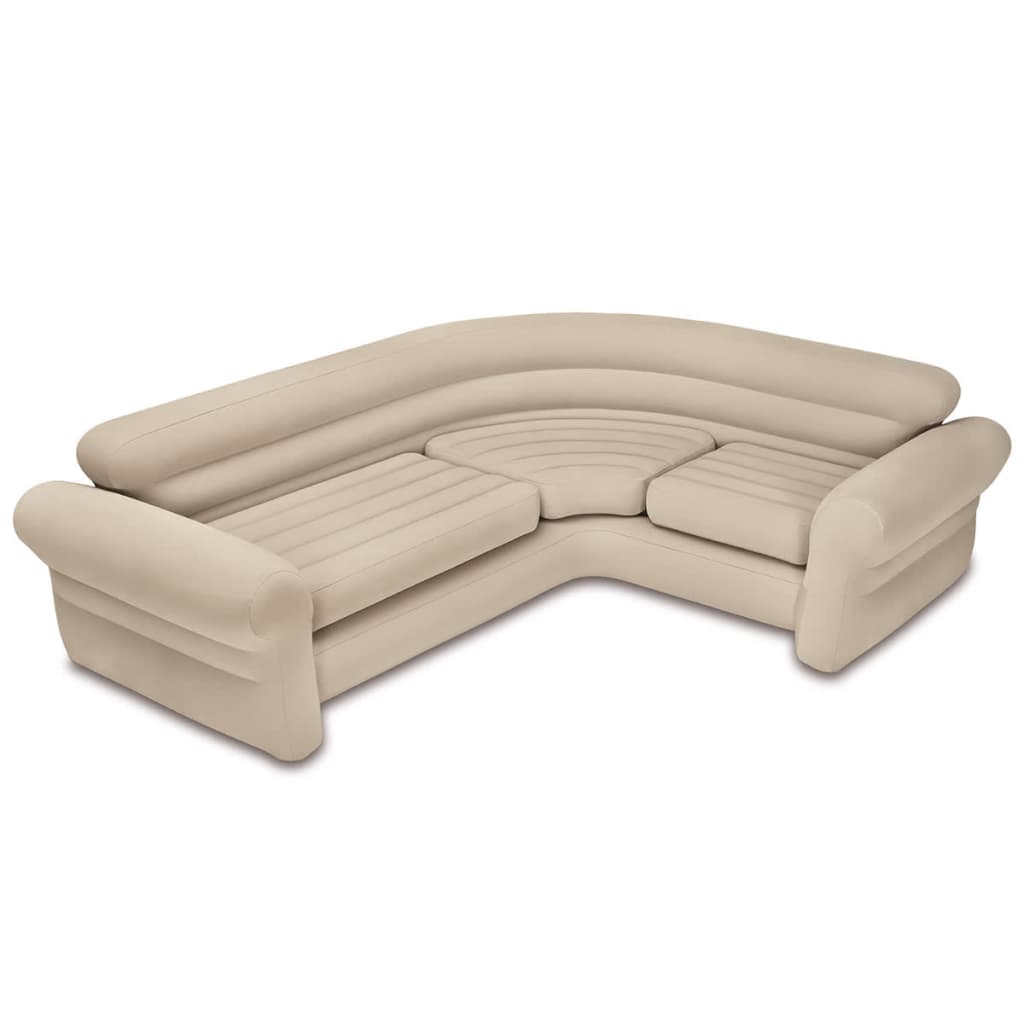 INTEX Sofá de esquina inflable 257x203x76 cm