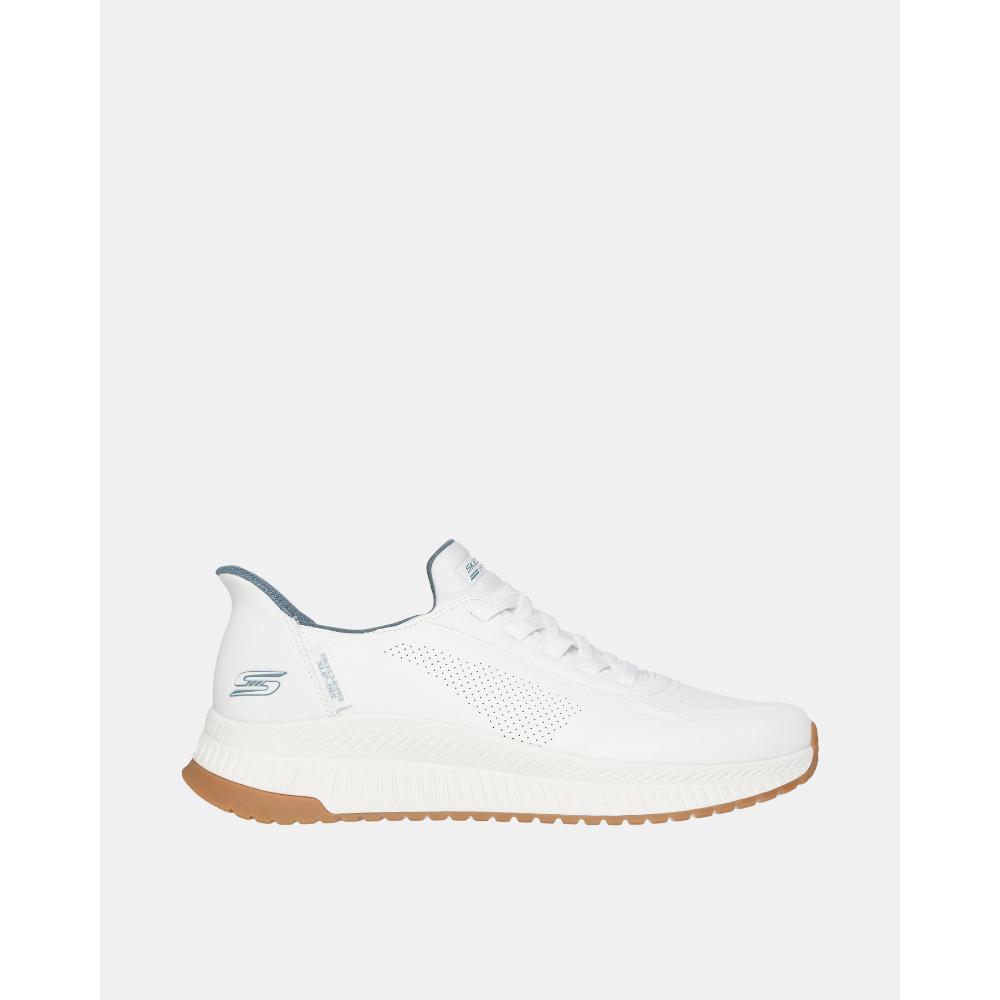 SKECHERS 118424 BOBS SQUAD 4 DIRECT STEP Zapatillas Bajas Hombre Blanco