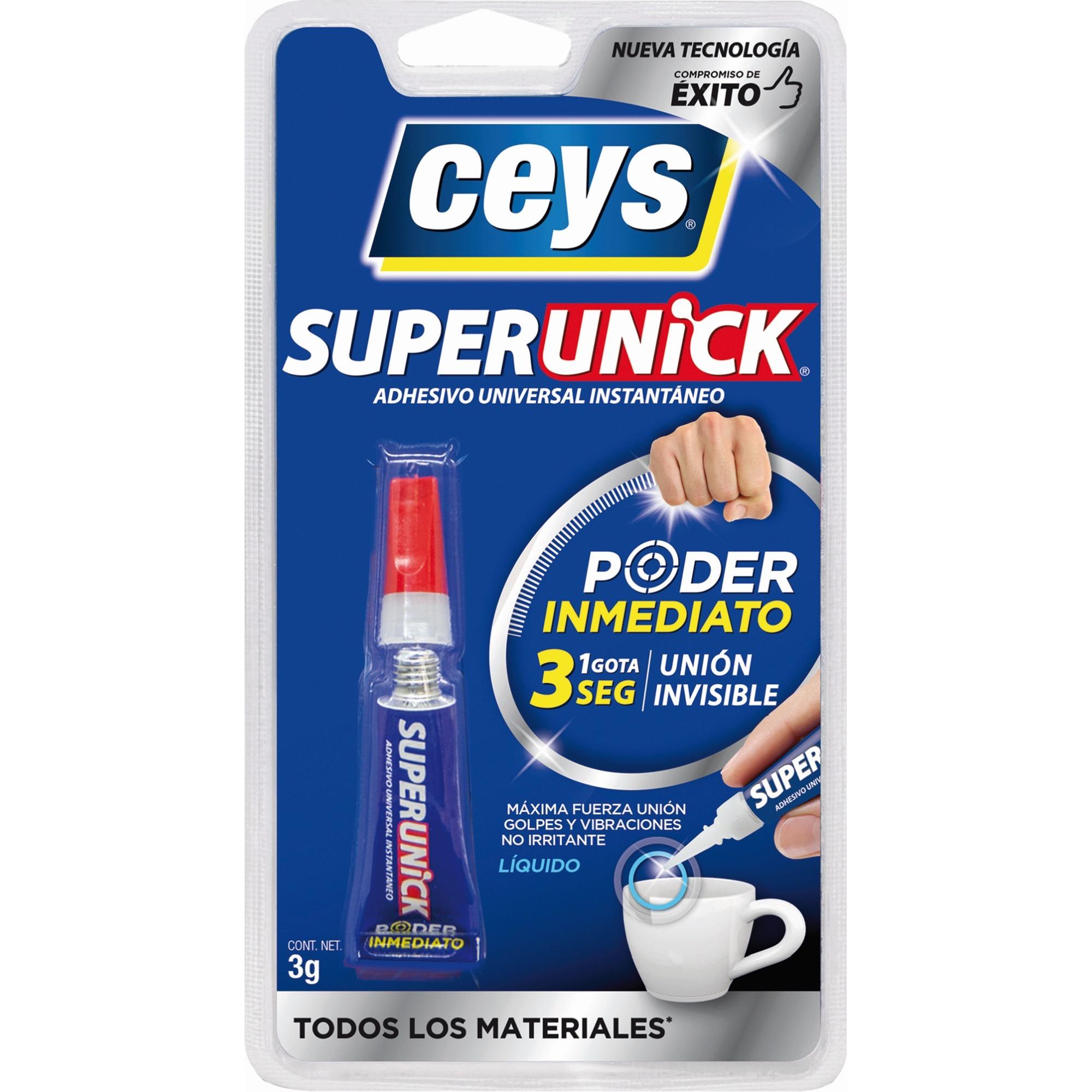 Adhesivo Instantáneo CEYS SuperUnick Poder Inmediato 3G