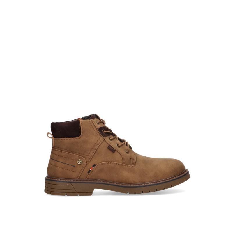 Botin Etika - Hombre - Suela Plana - Modelo 70903 - Color Camel