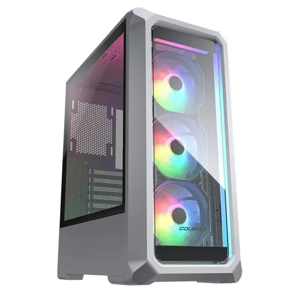 Torre PC Cougar Archon 2 Mesh RGB Blanco Vidrio Templado ATX 3 Ventiladores ARGB