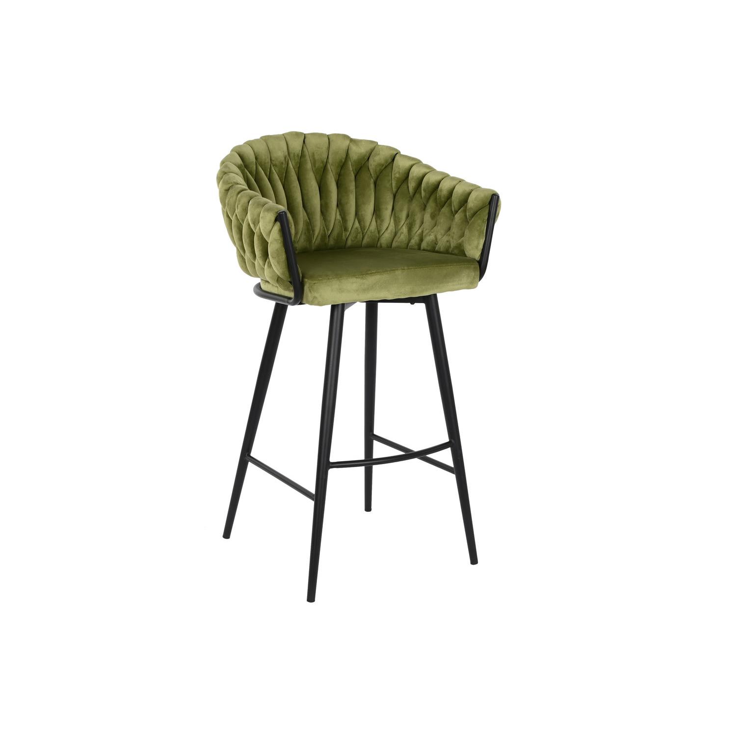 TABURETE POLIESTER METAL 53X58X101 VERDE FIJALO MB207837
