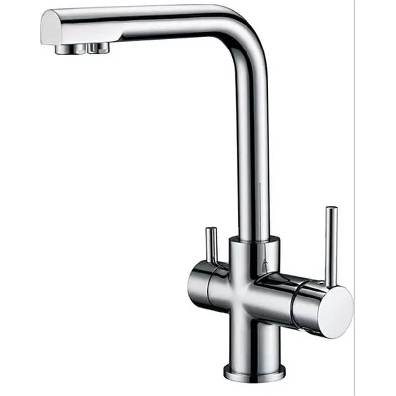Imex Marsella GOS004 grifo de cocina monomando osmosis dos vías de agua cromado