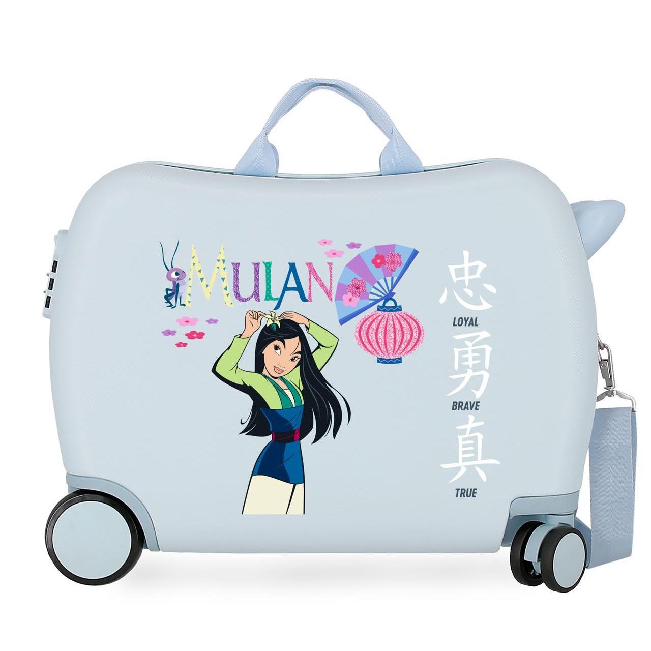 Maleta Infantil Disney Princess Celebration Azul Claro 38x50x20cm