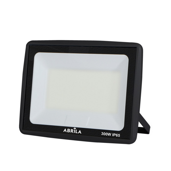 Proyector "Zircon" (300 W 6500 K 30000 lm) IP65 31 x 41 x 4,7 cm de vidrio negro y aluminio