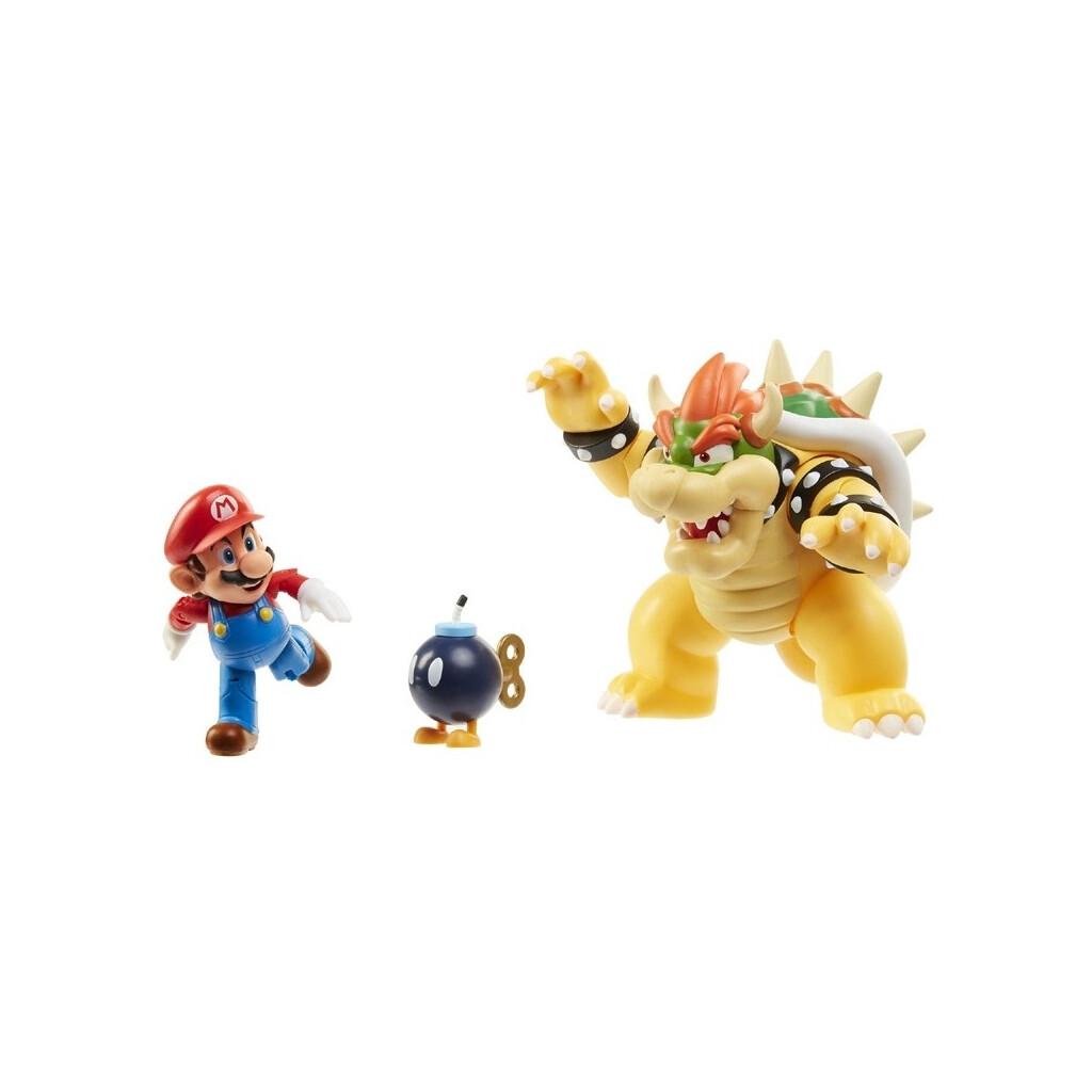 Super Mario Set de Juego Mario vs. Bowser Jakks 64512-4L Universos y figuras en miniatura