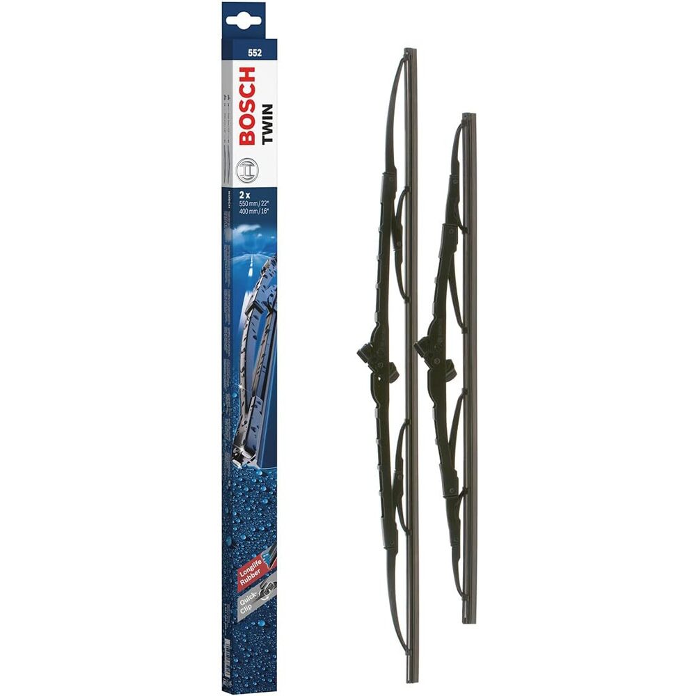 Escobillas Limpiaparabrisas Bosch Twin 552 Frontal 550mm/400mm