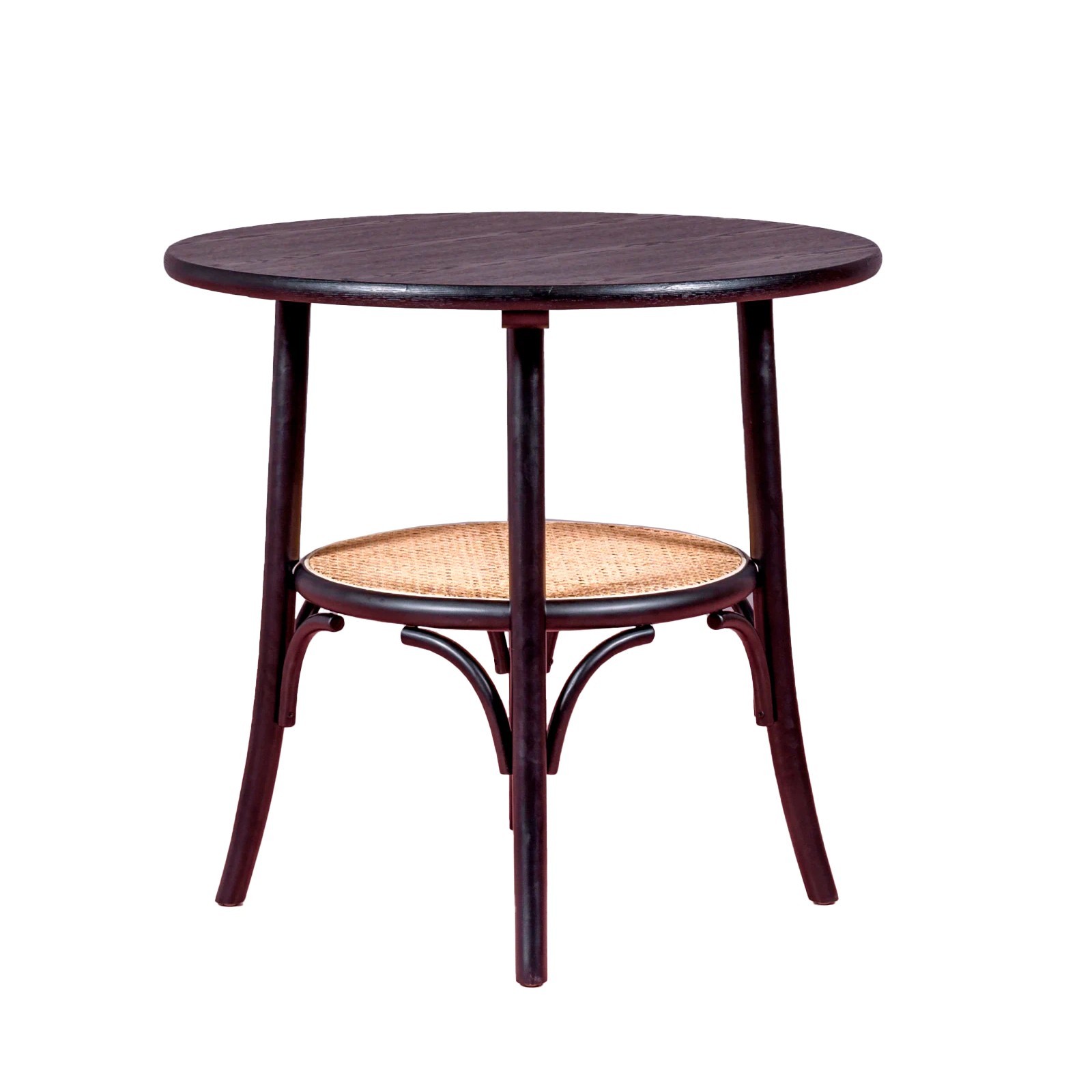Nest Dream - Mesa retro redonda estilo vintage en madera de fresno natural (80cm) - Oldhouse