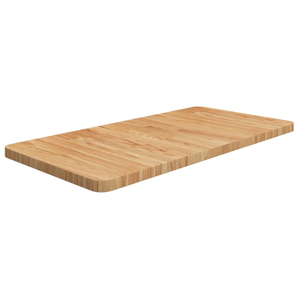 vidaXL Encimera de baño madera maciza sin tratar 80x40x2,5 cm