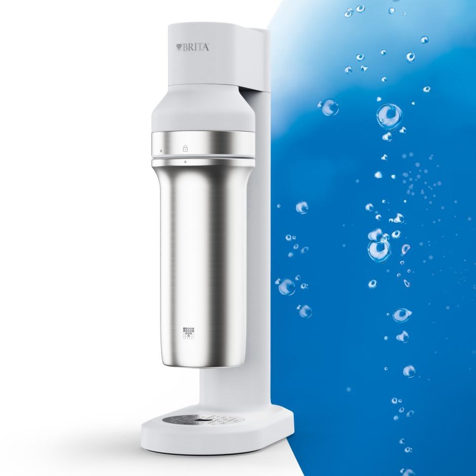 Máquina de refrescos Brita sodaTRIO (blanca)