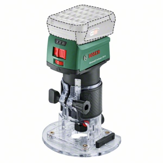 Bosch fresadora de superficie a batería AdvancedTrimRouter 18V-8 (sin batería, sistema de 18V, motor Brushless sin escobillas, en caja)