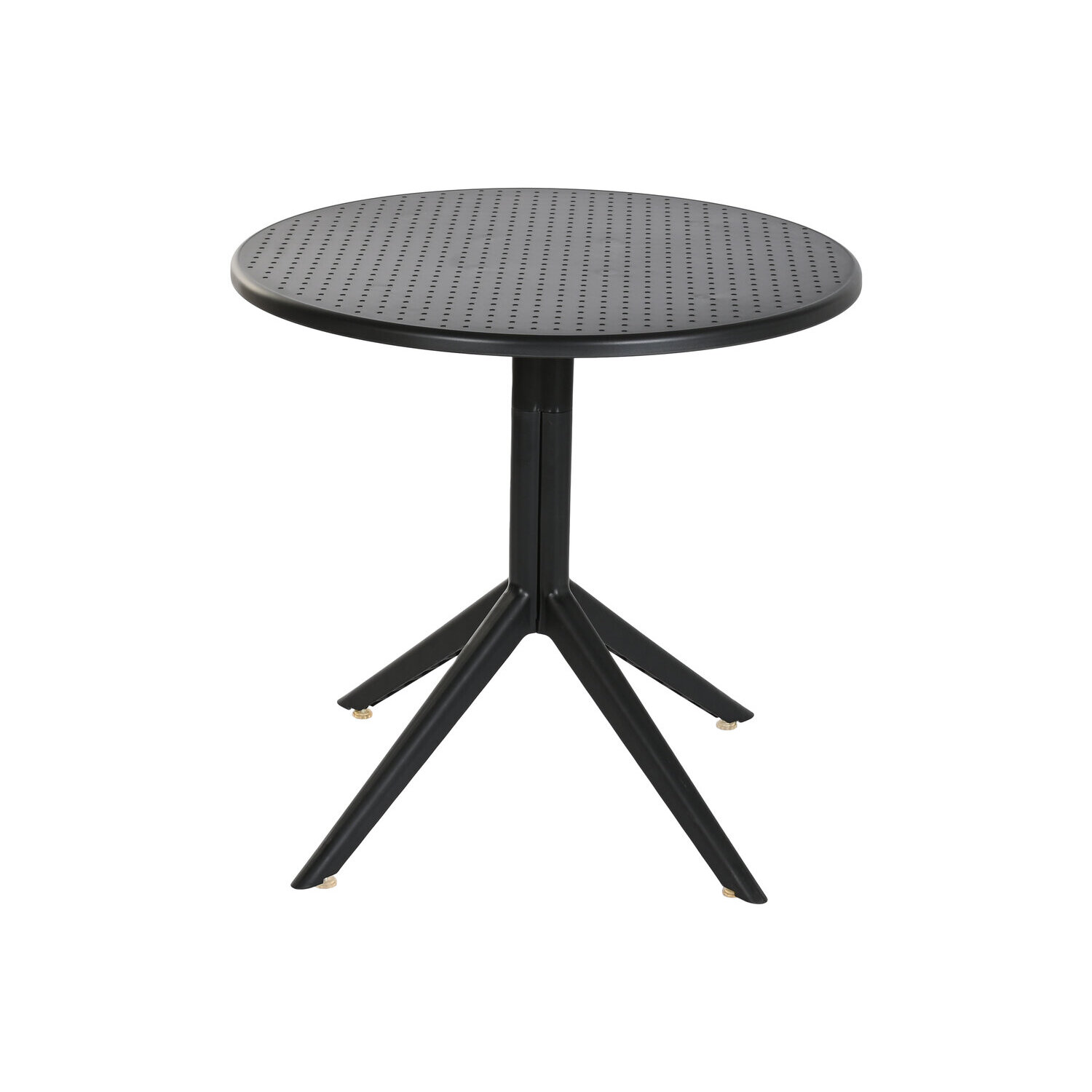 Mesa metal pp 80x80x75 reciclado negro El mejor complemento para tu hogar.