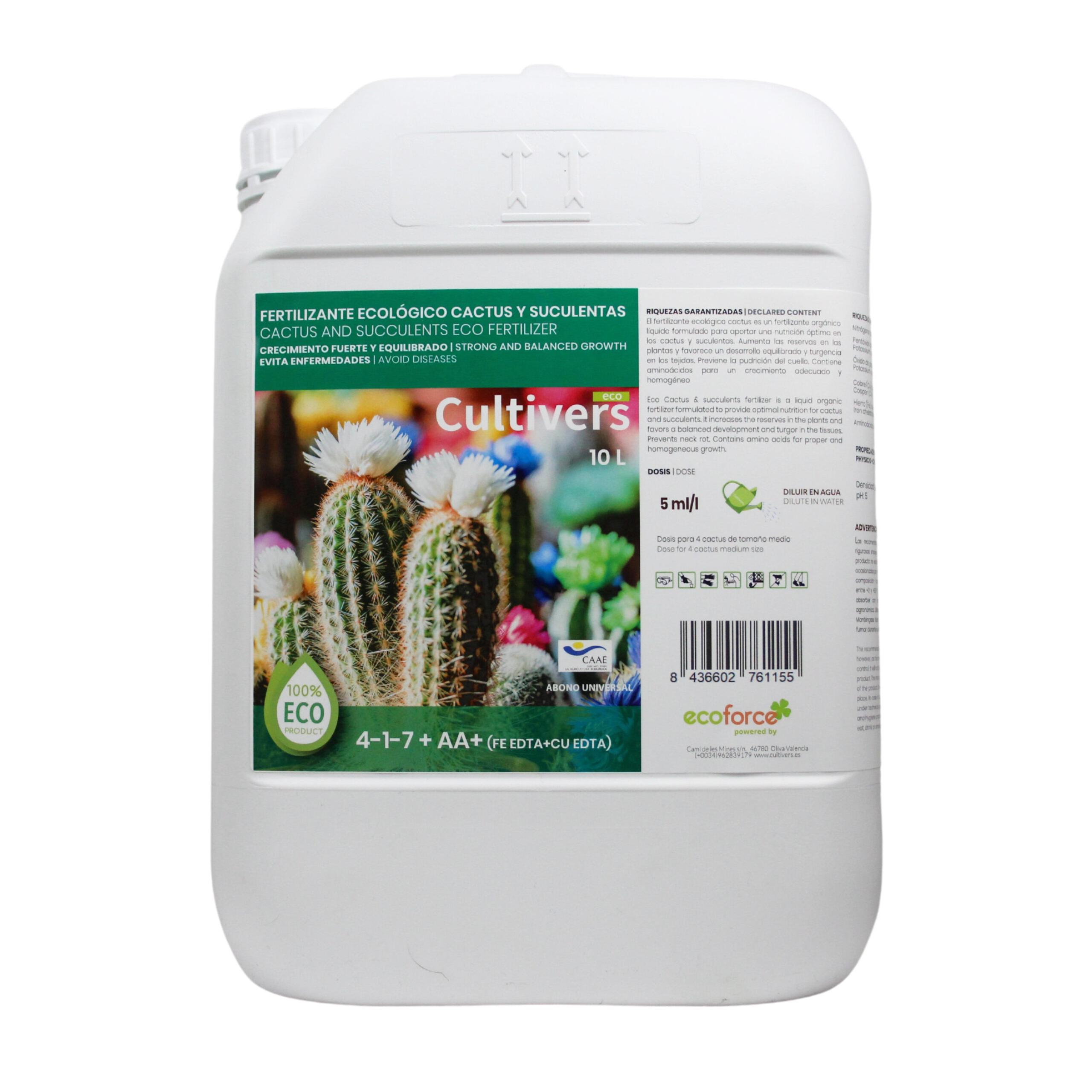 CULTIVERS Abono Césped Líquido Ecológico 10 L