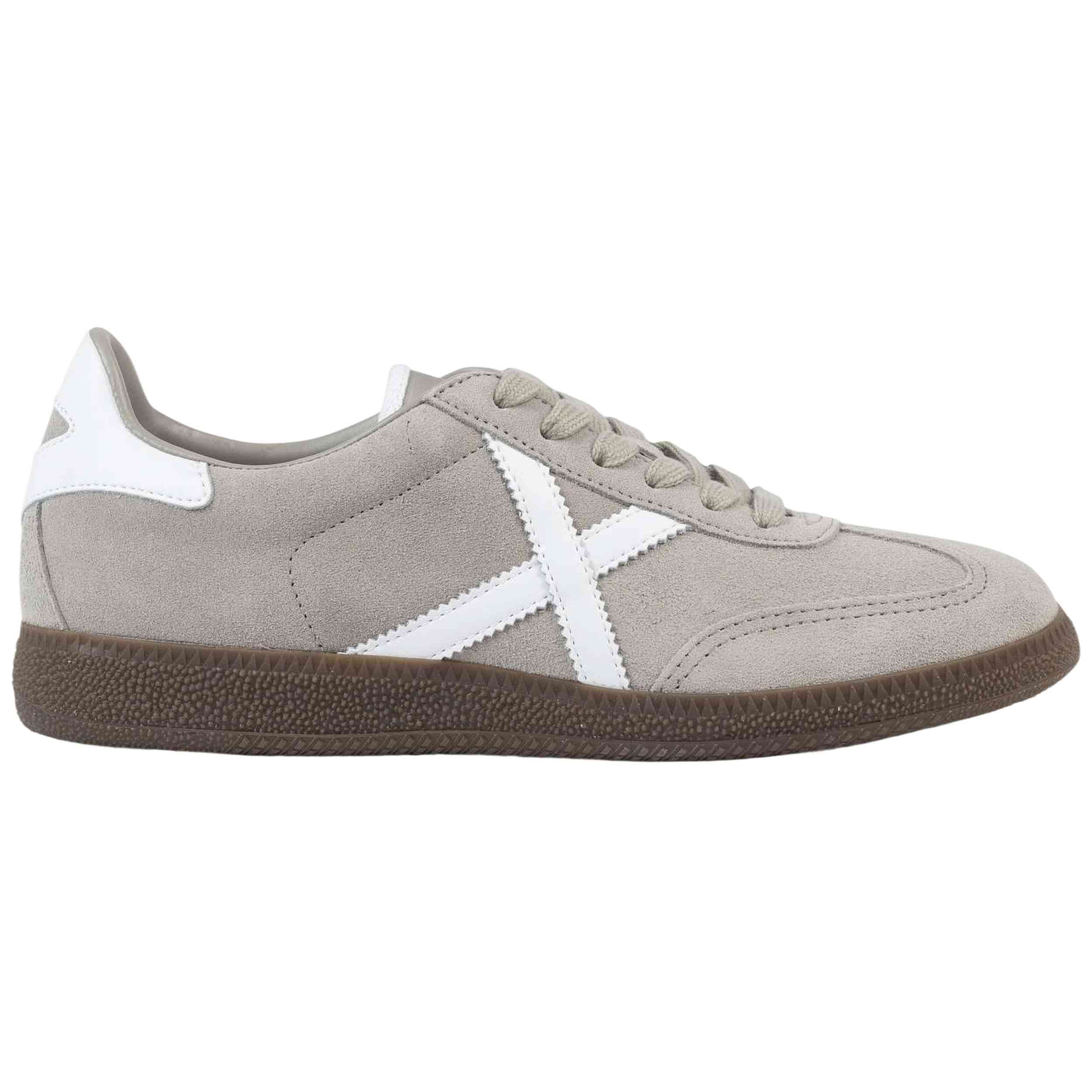 Zapatillas Munich modelo Barru para hombre y mujer en color Gris