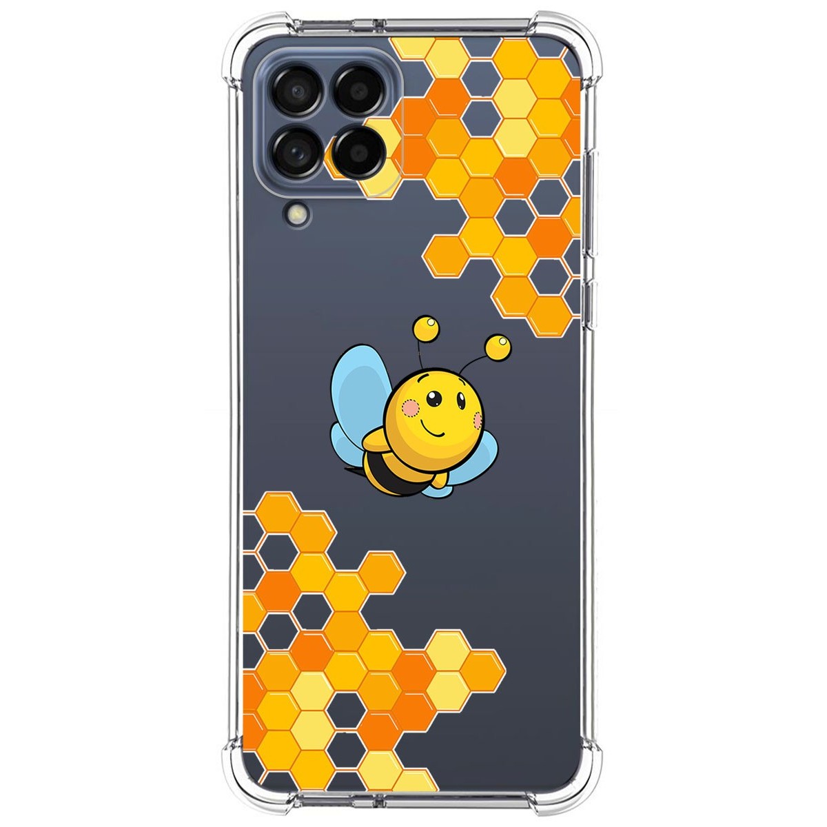 Funda Silicona Antigolpes para Samsung Galaxy M33 5G diseño Abeja Dibujos
