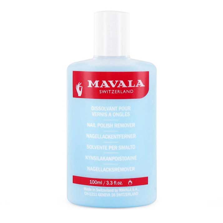 Mavala Quitaesmalte Azul Suave 100 Ml - Fórmula Clásica - Elimina Rápidamente - Recomendado para Todo Tipo de Uñas
