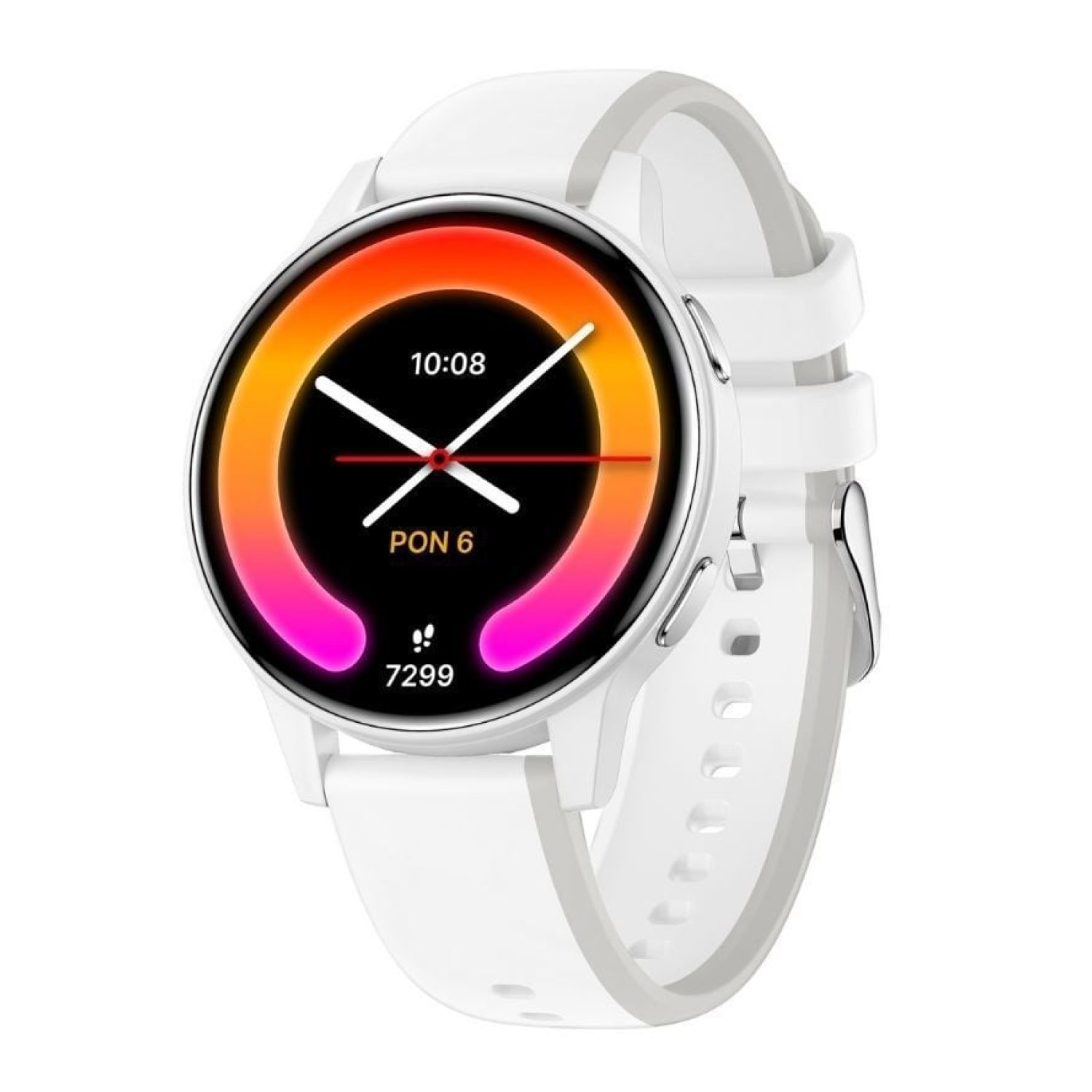 Forever Smartwatch iGo Watch 4 · Notificaciones · Frecuencia Cardíaca · Blanco